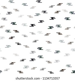 Dark Green, Yellow vector seamless layout with flat lines. Lines on blurred abstract background with gradient. Smart design for your business advert.