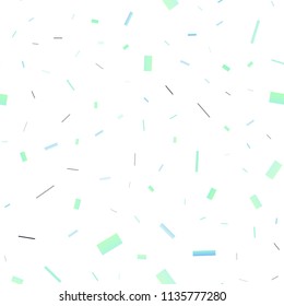 Dark Green, Yellow vector seamless template with crystals, rectangles. Abstract gradient illustration with rectangles. Pattern for busines ad, booklets, leaflets