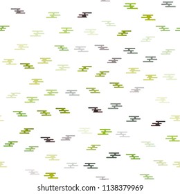 Dark Green, Yellow vector seamless layout with flat lines. Modern geometrical abstract illustration with staves. The pattern can be used for busines ad, booklets, leaflets