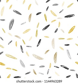 Dark Green, Yellow vector seamless layout with circle shapes. Blurred decorative design in abstract style with bubbles. Pattern can be used for ads, leaflets.