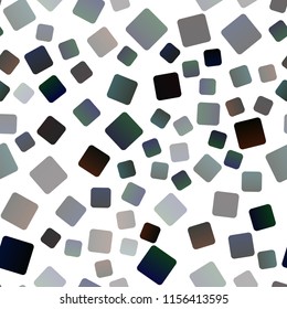 Dark Green, Yellow vector seamless layout with lines, rectangles. Rectangles on abstract background with colorful gradient. Best design for your ad, poster, banner.