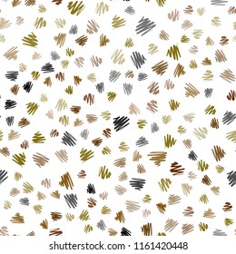 Dark Green, Yellow vector seamless pattern with sharp lines. Blurred decorative design in simple style with lines. Smart design for your business advert.