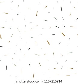 Dark Green, Yellow vector seamless layout with flat lines. Decorative shining illustration with lines on abstract template. Best design for your ad, poster, banner.