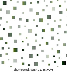 Dark Green, Yellow vector seamless layout with lines, rectangles. Beautiful illustration with rectangles and squares. Modern template for your landing page.