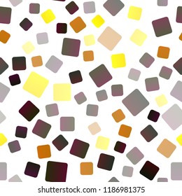 Dark Green, Yellow vector seamless layout with lines, rectangles. Modern abstract illustration with colorful rectangles. Pattern for busines ad, booklets, leaflets