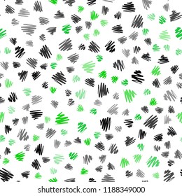 Dark Green, Yellow vector seamless template with repeated sticks. Shining colored illustration with sharp stripes. Pattern for your busines websites.