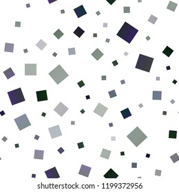 Dark Green, Yellow vector seamless background with rectangles. Glitter abstract illustration with rectangular shapes. Pattern for commercials.