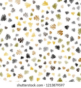 Dark Green, Yellow vector seamless background with straight lines. Glitter abstract illustration with colored sticks. Template for your beautiful backgrounds.