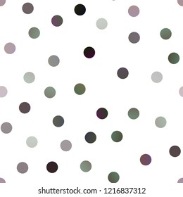 Dark Green, Yellow vector seamless template with circles. Blurred bubbles on abstract background with colorful gradient. New design for ad, poster, banner of your website.