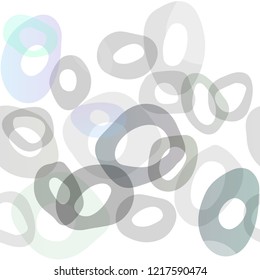 Dark Green, Yellow vector seamless backdrop with dots, spots. Blurred bubbles on abstract backdrop with colorful gradient. Pattern for trendy fabric, wallpapers.