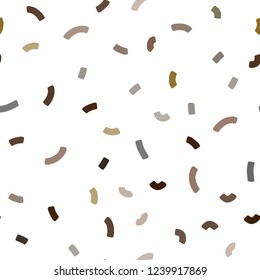 Dark Green, Yellow vector seamless pattern with bent lines. Creative geometric illustration in marble style with gradient. A completely new template for your business design.
