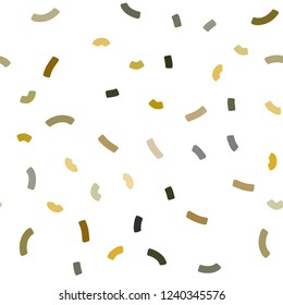 Dark Green, Yellow vector seamless background with lamp shapes. Creative illustration in halftone marble style with gradient. A completely new template for your business design.