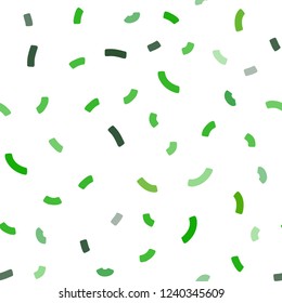 Dark Green, Yellow vector seamless pattern with lines, ovals. Colorful abstract illustration with gradient lines. A new texture for your  ad, booklets, leaflets.