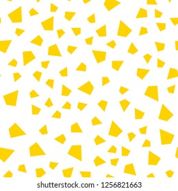 Dark Green, Yellow vector seamless, isometric cover with polygonal style. Triangles on abstract background with colorful gradient. Design for textile, fabric, wallpapers.