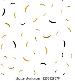 Dark Green, Yellow vector seamless pattern with wry lines. An elegant bright illustration with gradient. New composition for your brand book.