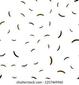 Dark Green, Yellow vector seamless background with bent lines. Creative illustration in halftone style with gradient. Elegant pattern for a brand book.