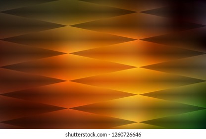 Dark Green, Yellow vector seamless backdrop with rectangles, squares. Beautiful illustration with rectangles and squares. Pattern for design of window blinds, curtains.