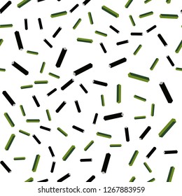 Dark Green, Yellow vector seamless, isometric texture with colored lines. Modern geometrical abstract illustration with Lines. Pattern for design of fabric, wallpapers.