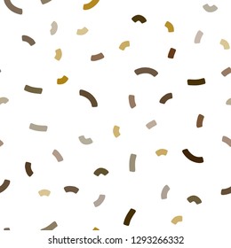 Dark Green, Yellow vector seamless template with lava shapes. A vague circumflex abstract illustration with gradient. The best blurred design for your business.
