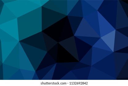 Dark Green, Yellow vector shining triangular layout. A completely new color illustration in a polygonal style. Brand new style for your business design.