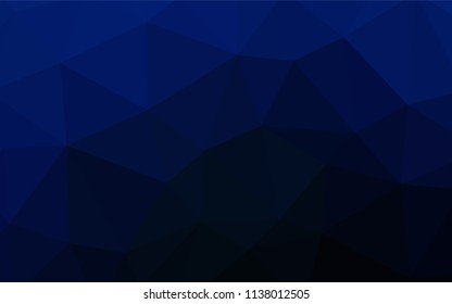 Dark Green, Yellow vector shining triangular backdrop. A completely new color illustration in a polygonal style. Template for cell phone's backgrounds.