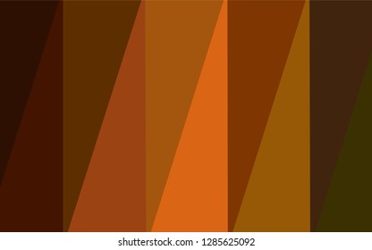 Dark Green, Yellow vector shining triangular layout. Shining polygonal illustration, which consist of triangles. A new texture for your design.