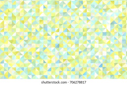 Dark Green, Yellow vector shining triangular pattern. Colorful abstract illustration with gradient. Triangular pattern for your business design.
