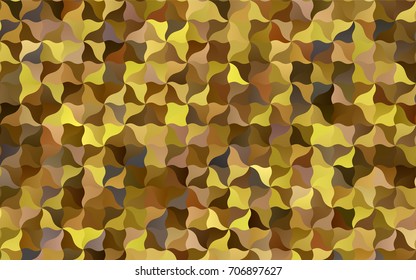 Dark Green, Yellow vector shining cranked pattern. Colorful abstract illustration with gradient crooked lines. The polygonal design can be used for your web site.