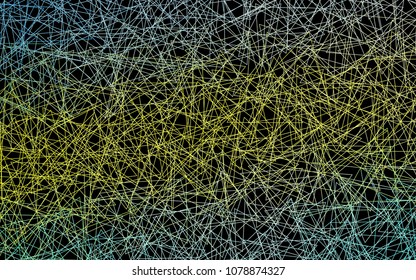 Dark Green, Yellow vector of small triangles on white background. Illustration of abstract texture of triangles. Pattern design for banner, poster, cover.