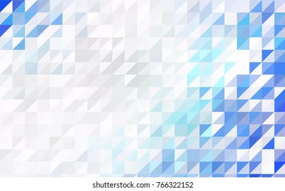 Dark Green, Yellow vector of small triangles on white background. Illustration of abstract texture of triangles. Pattern design for banner, poster, cover.