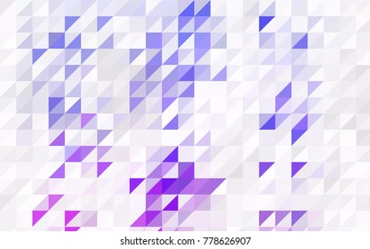 Dark Green, Yellow vector of small triangles on white background. Illustration of abstract texture of triangles. Pattern design for banner, poster, cover.