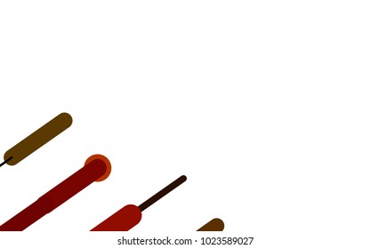 Dark Green, Yellow vector template with repeated sticks. Glitter abstract illustration with colored sticks. The pattern can be used as ads, poster, banner for medicine.