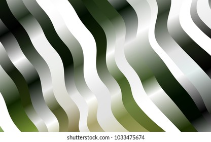Dark Green, Yellow vector template with lava shapes. A completely new color illustration in marble style. The elegant pattern for brand book.