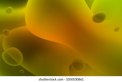 Dark Green, Yellow vector template with bent lines. Modern gradient abstract illustration with bandy lines. Pattern for your business design.