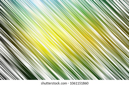 Dark Green, Yellow vector template with repeated sticks. Blurred decorative design in simple style with lines. Smart design for your business advert.