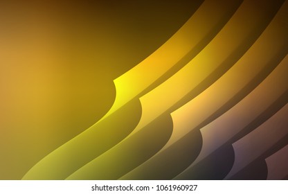Dark Green, Yellow vector template with repeated sticks. Glitter abstract illustration with colored sticks. Best design for your ad, poster, banner.