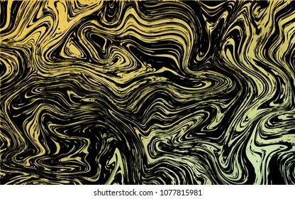 Dark Green, Yellow vector template with bubble shapes. Shining crooked illustration in marble style. The best blurred design for your business.