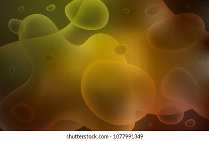 Dark Green, Yellow vector template with bent lines. Glitter abstract illustration with wry lines. New composition for your brand book.