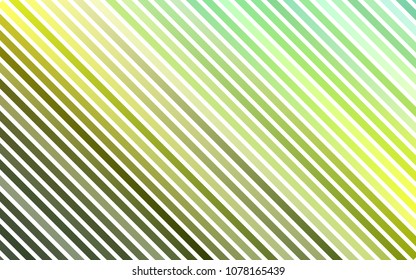 Dark Green, Yellow vector template with repeated sticks. Lines on blurred abstract background with gradient. The pattern can be used for busines ad, booklets, leaflets