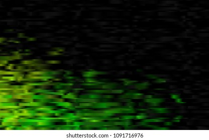 Dark Green, Yellow vector template with repeated sticks. Shining colored illustration with narrow lines. The pattern can be used for busines ad, booklets, leaflets