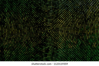 Dark Green, Yellow vector template with bubble shapes. A sample with blurred bubble shapes. A completely new marble design for your business.