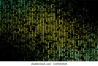 Dark Green, Yellow vector  template with circles. Modern abstract illustration with colorful water drops. The pattern can be used for ads, leaflets of liquid.