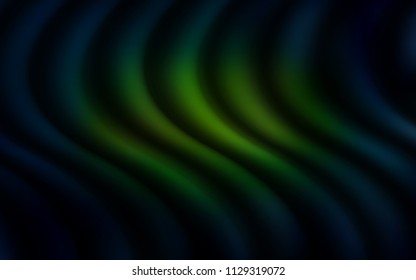 Dark Green, Yellow vector template with lava shapes. Geometric illustration in marble style with gradient.  The elegant pattern for brand book.