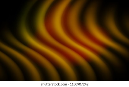 Dark Green, Yellow vector template with liquid shapes. Colorful abstract illustration with gradient lines. Marble design for your web site.