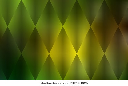 Dark Green, Yellow vector template with crystals, rectangles. Modern abstract illustration with colorful rectangles. Pattern can be used for websites.