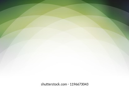 Dark Green, Yellow vector template with bent ribbons. Colorful illustration in abstract marble style with gradient. New composition for your brand book.