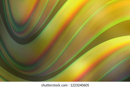 Dark Green, Yellow vector template with bubble shapes. A sample with blurred bubble shapes. New composition for your brand book.