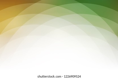Dark Green, Yellow vector template with bubble shapes. Shining crooked illustration in marble style. The template for cell phone backgrounds.