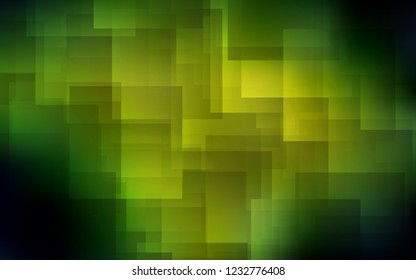 Dark Green, Yellow vector template with repeated sticks. Decorative shining illustration with lines on abstract template. Template for your beautiful backgrounds.