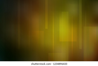 Dark Green, Yellow vector template with repeated sticks. Blurred decorative design in simple style with lines. Pattern for ads, posters, banners.